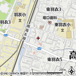 浦部文化住宅周辺の地図