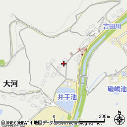 岡山県笠岡市大河635-2周辺の地図