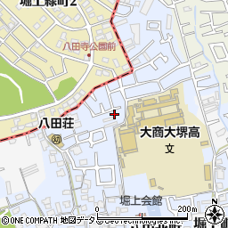 大阪府堺市中区堀上町284-2周辺の地図