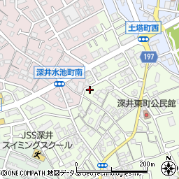 大阪府堺市中区深井東町3173周辺の地図