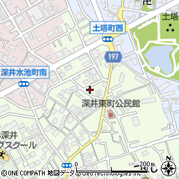 大阪府堺市中区深井東町3184周辺の地図