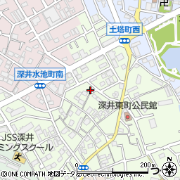 大阪府堺市中区深井東町3179周辺の地図