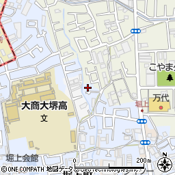 大阪府堺市中区堀上町203周辺の地図