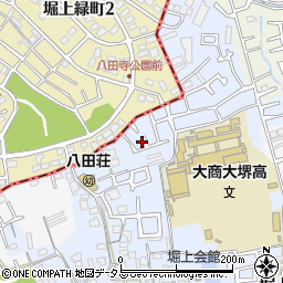 大阪府堺市中区堀上町284-3周辺の地図