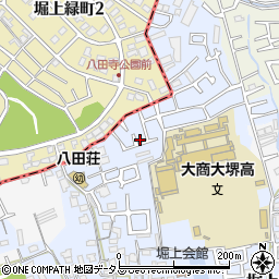 大阪府堺市中区堀上町284-8周辺の地図