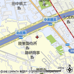 大阪府堺市中区福田1384周辺の地図