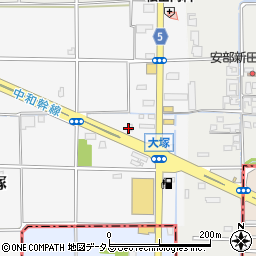 吉野家 奈良広陵町店周辺の地図