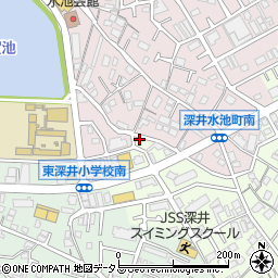 大阪府堺市中区深井東町3005周辺の地図