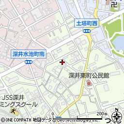 大阪府堺市中区深井東町3178周辺の地図