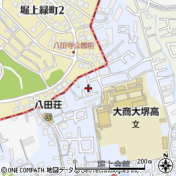 大阪府堺市中区堀上町284-4周辺の地図