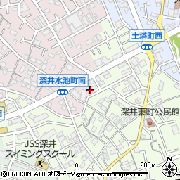 大阪府堺市中区深井東町3142周辺の地図