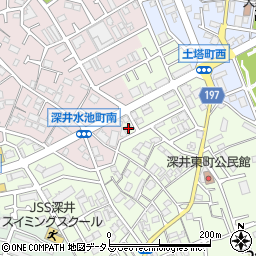 大阪府堺市中区深井東町3141周辺の地図