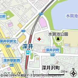 シャルマンフジ泉北深井駅前ザステーションタワー周辺の地図