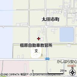 奈良県橿原市太田市町71周辺の地図