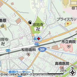 奈良県宇陀市榛原萩原2558周辺の地図