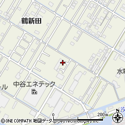 岡山県倉敷市連島町鶴新田3441-14周辺の地図