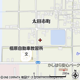 奈良県橿原市太田市町50周辺の地図