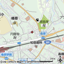 奈良県宇陀市榛原萩原2668周辺の地図