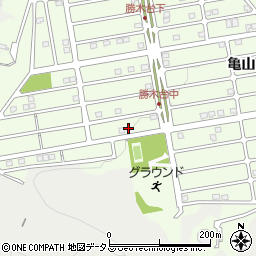 広島県広島市安佐北区亀山西2丁目24-10周辺の地図