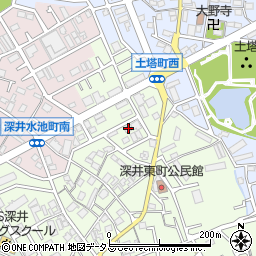 大阪府堺市中区深井東町3169周辺の地図