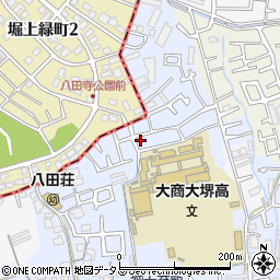 大阪府堺市中区堀上町272-26周辺の地図