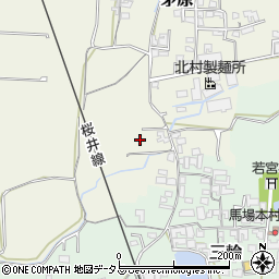 奈良県桜井市茅原106周辺の地図