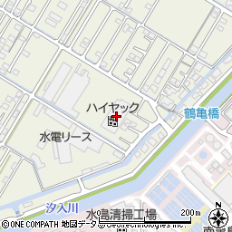 岡山県倉敷市連島町鶴新田2115-1周辺の地図