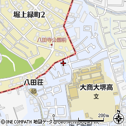 大阪府堺市中区堀上町273周辺の地図