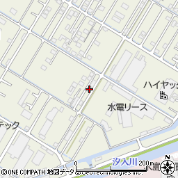 岡山県倉敷市連島町鶴新田2401-14周辺の地図