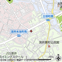 大阪府堺市中区深井東町3144-2周辺の地図