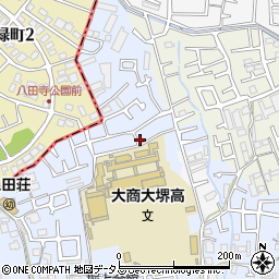 大阪府堺市中区堀上町6周辺の地図
