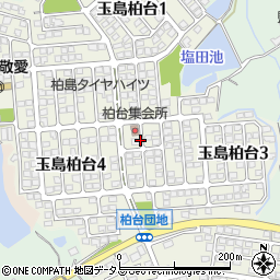 岡山県倉敷市玉島柏台周辺の地図