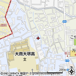 大阪府堺市中区堀上町204周辺の地図