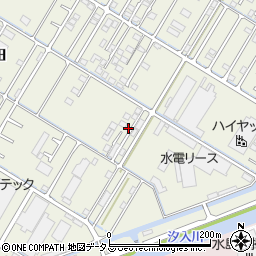 岡山県倉敷市連島町鶴新田2401-20周辺の地図
