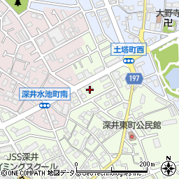 大阪府堺市中区深井東町3146周辺の地図