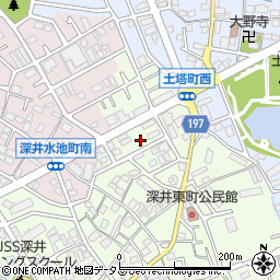 大阪府堺市中区深井東町3150周辺の地図
