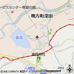 岡山県浅口市鴨方町深田2490周辺の地図