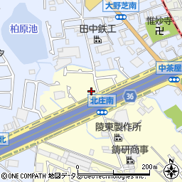 大阪府堺市中区福田1395周辺の地図