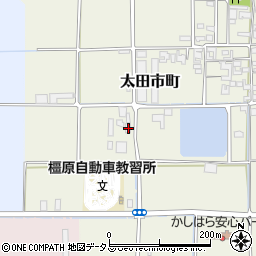 奈良県橿原市太田市町48周辺の地図