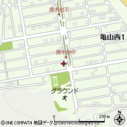 広島県広島市安佐北区亀山西2丁目24-32周辺の地図