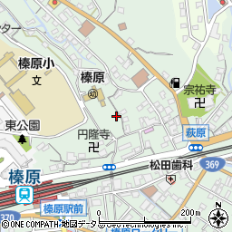 奈良県宇陀市榛原萩原2320周辺の地図