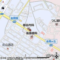 第一調剤株式会社　村田調剤薬局金剛坂店周辺の地図