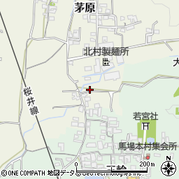 奈良県桜井市茅原166周辺の地図