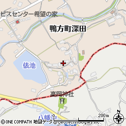岡山県浅口市鴨方町深田2507周辺の地図
