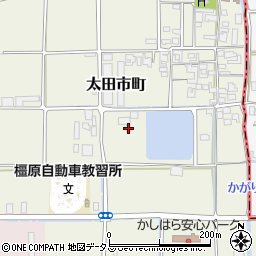 奈良県橿原市太田市町52周辺の地図