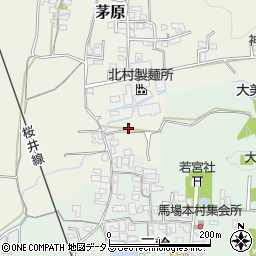 奈良県桜井市茅原165周辺の地図