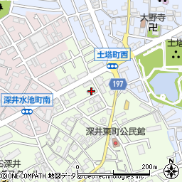 大阪府堺市中区深井東町3148-1周辺の地図