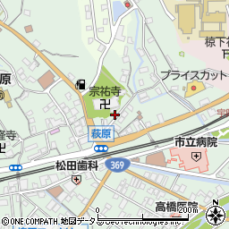 奈良県宇陀市榛原萩原2594周辺の地図