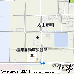 奈良県橿原市太田市町47周辺の地図