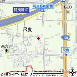 大阪府羽曳野市尺度101周辺の地図